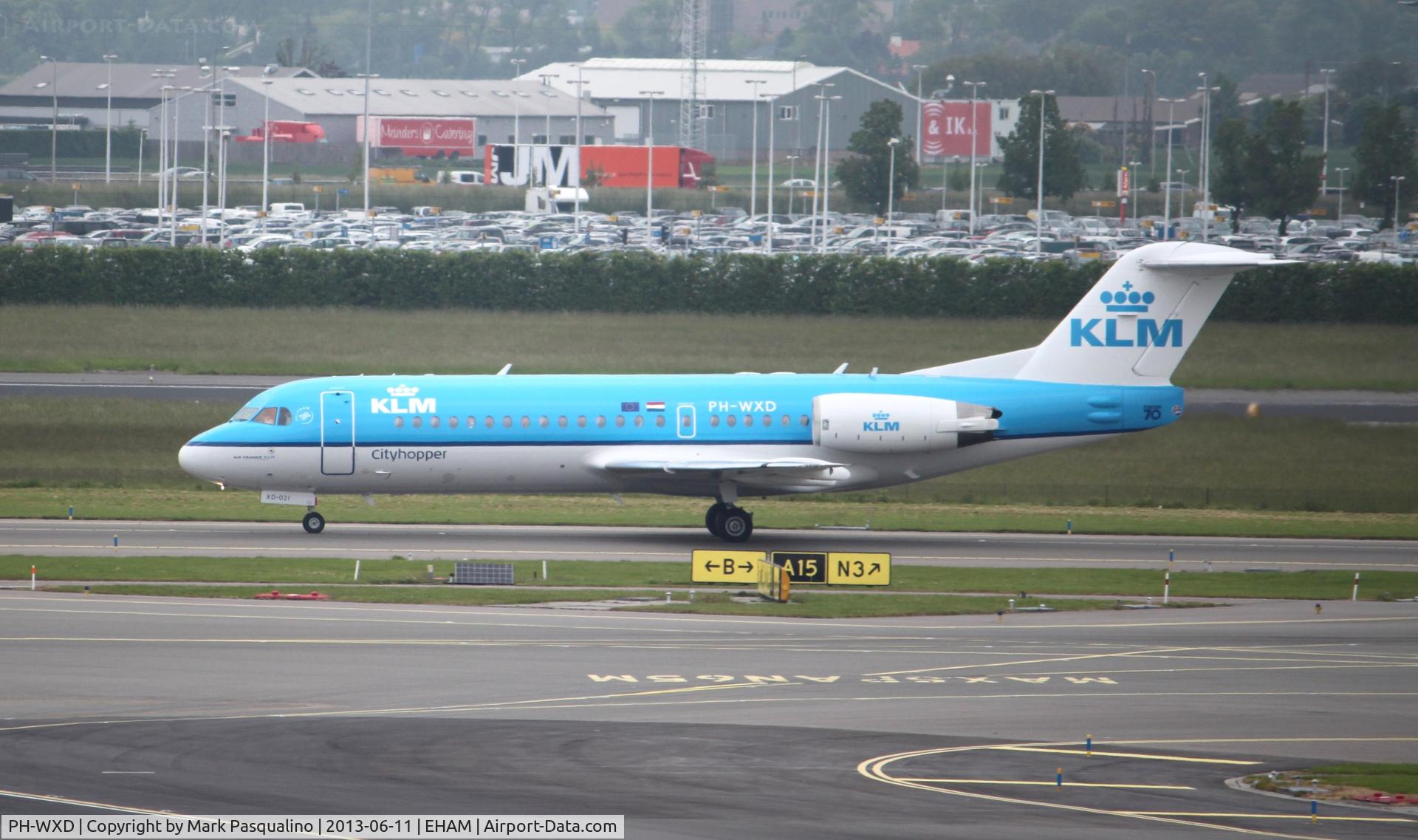 PH-WXD, 1995 Fokker 70 (F-28-0070) C/N 11563, Fokker 70