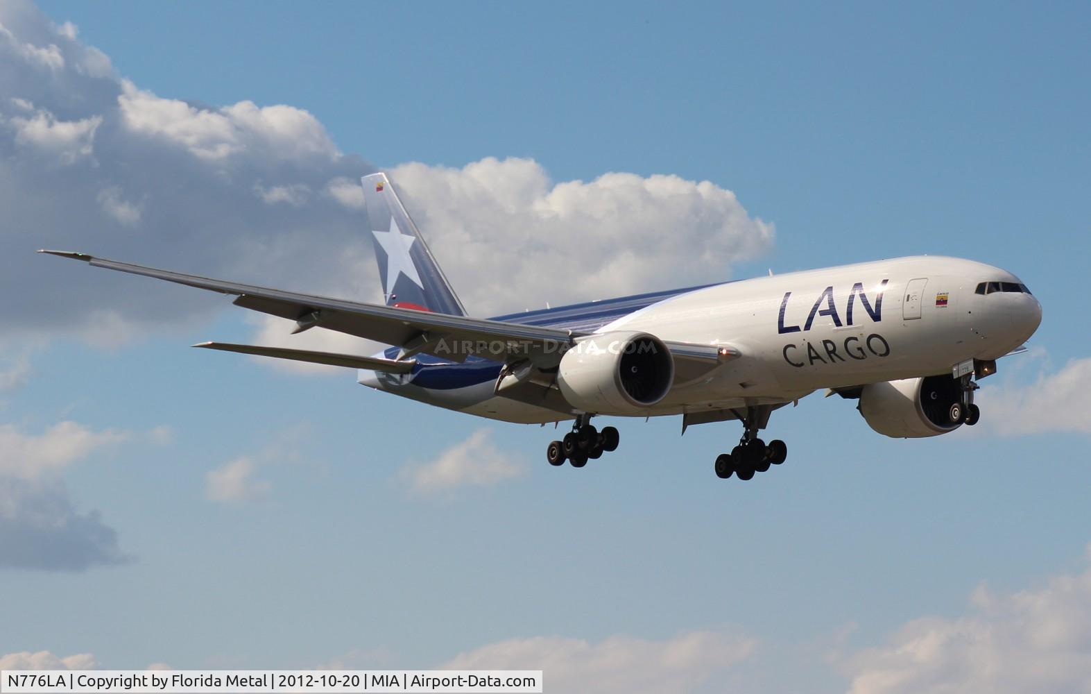 N776LA, 2012 Boeing 777-F16 C/N 38091, LAN Colombia Cargo 777F