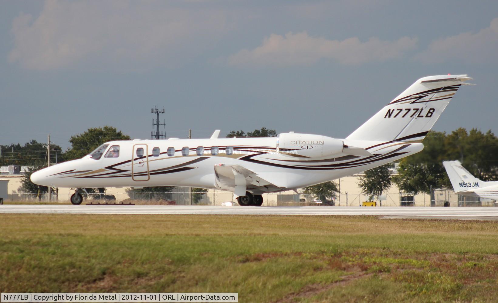 N777LB, Cessna 525B C/N 525B0369, CJ3 leaving NBAA
