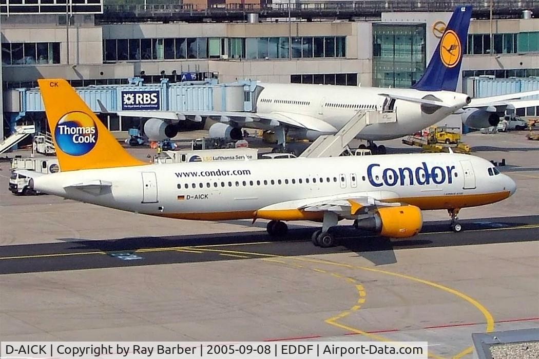 D-AICK, 2001 Airbus A320-212 C/N 1416, Airbus A320-212 [1416] (Condor) Frankfurt~D 08/09/2005