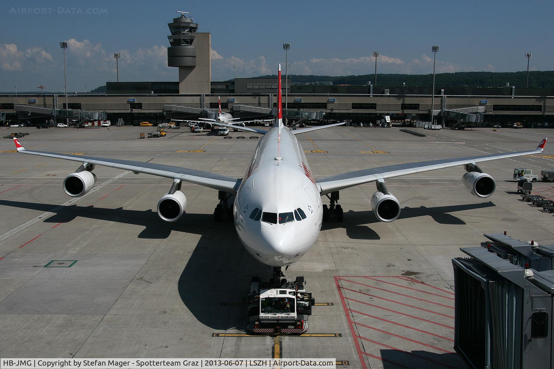 HB-JMG, 2003 Airbus A340-313 C/N 562, Swiss Airbus A340-300 @ZRH