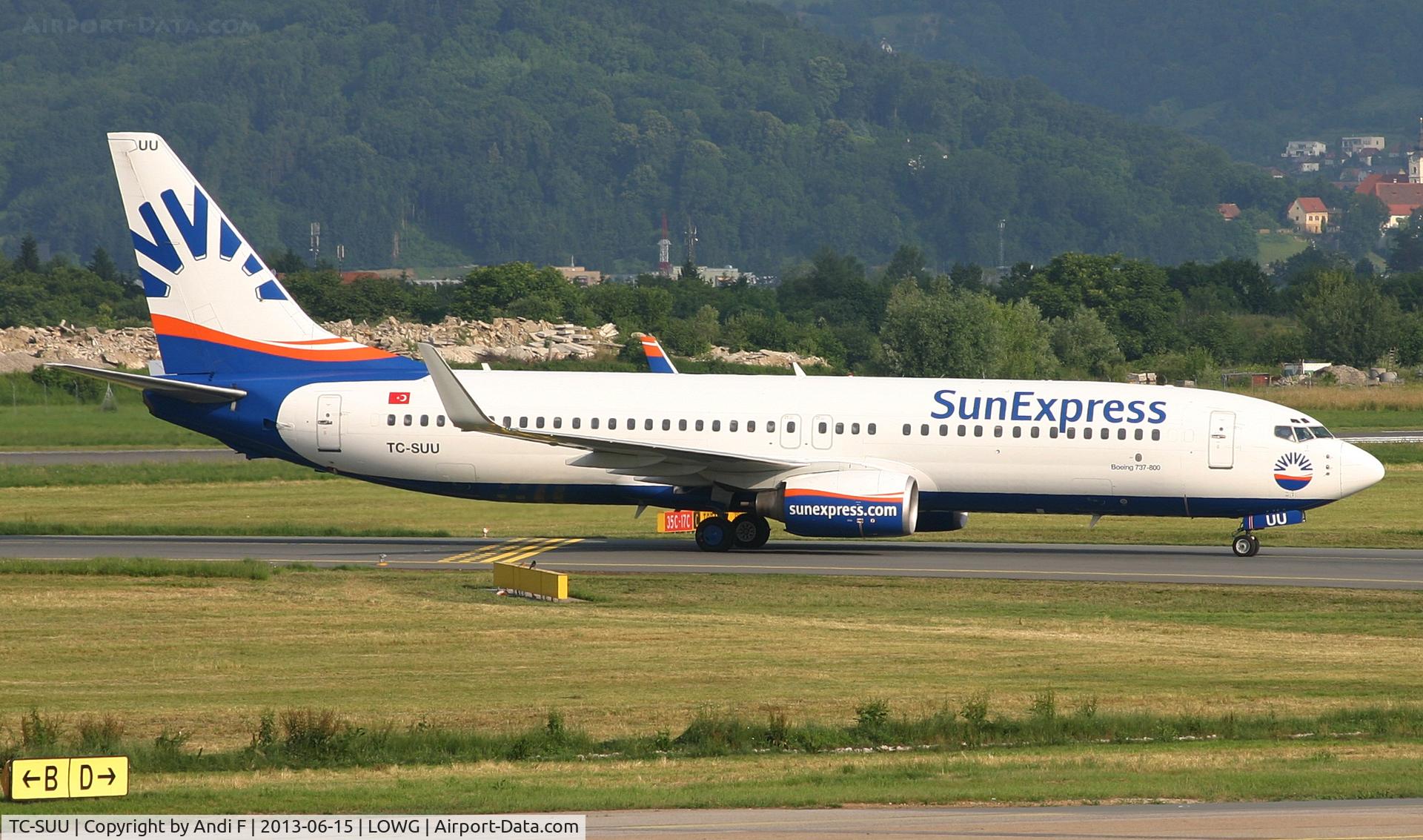 TC-SUU, 2001 Boeing 737-86Q C/N 30274, SunExpress Boeing 737-86Q