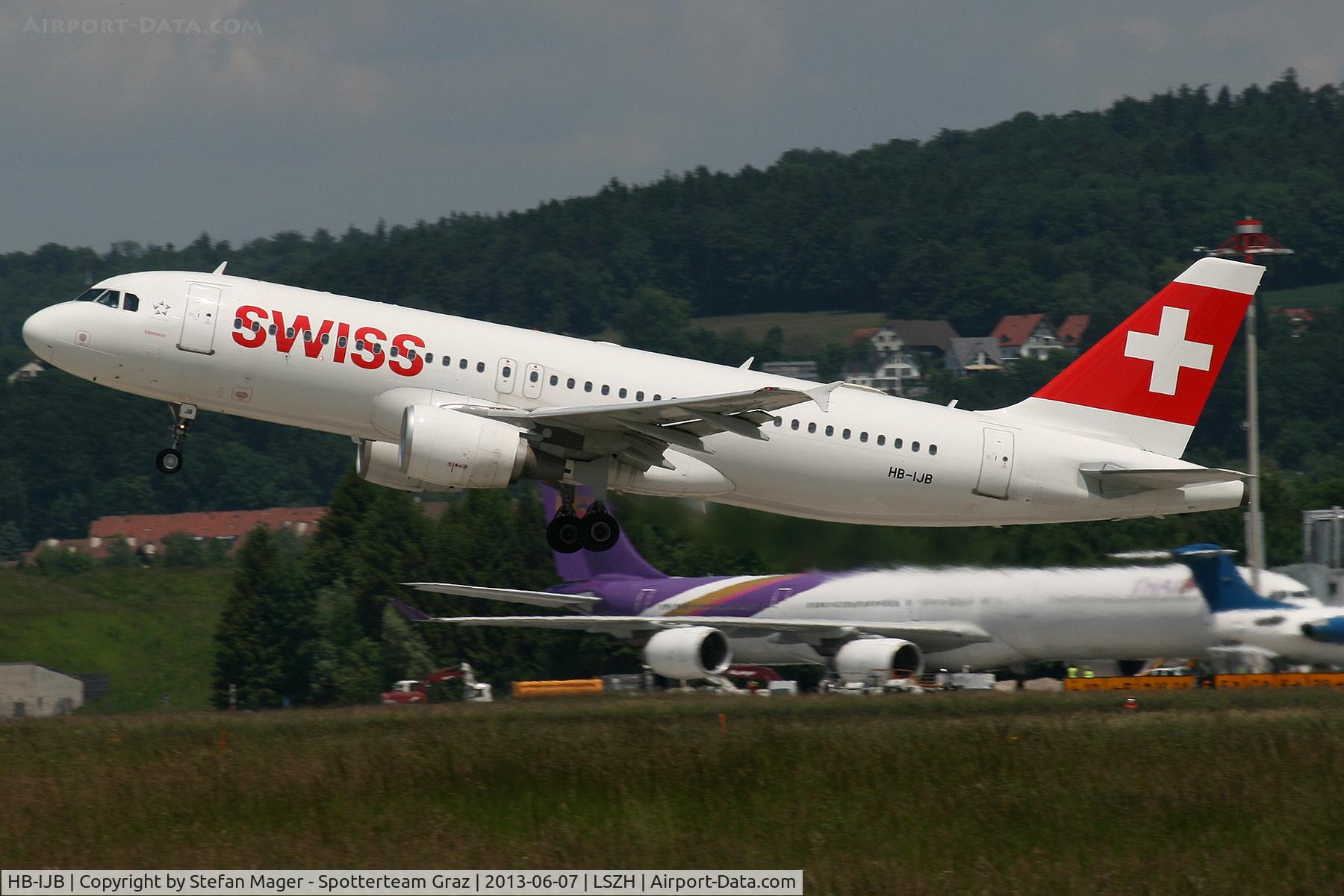 HB-IJB, 1995 Airbus A320-214 C/N 545, Swiss Airbus A320-200 @ZRH