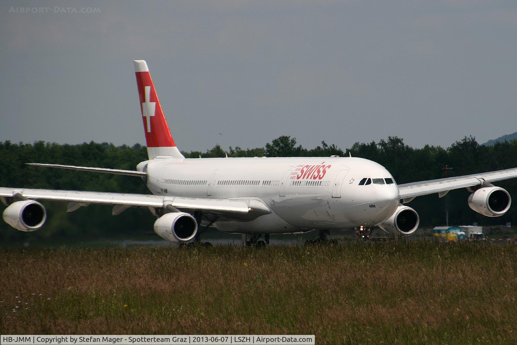 HB-JMM, 1996 Airbus A340-313 C/N 154, Swiss Airbus A340-300 @ZRH