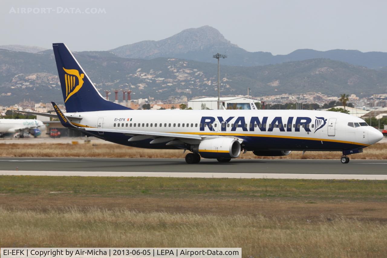 EI-EFK, 2009 Boeing 737-8AS C/N 37537, Ryanair