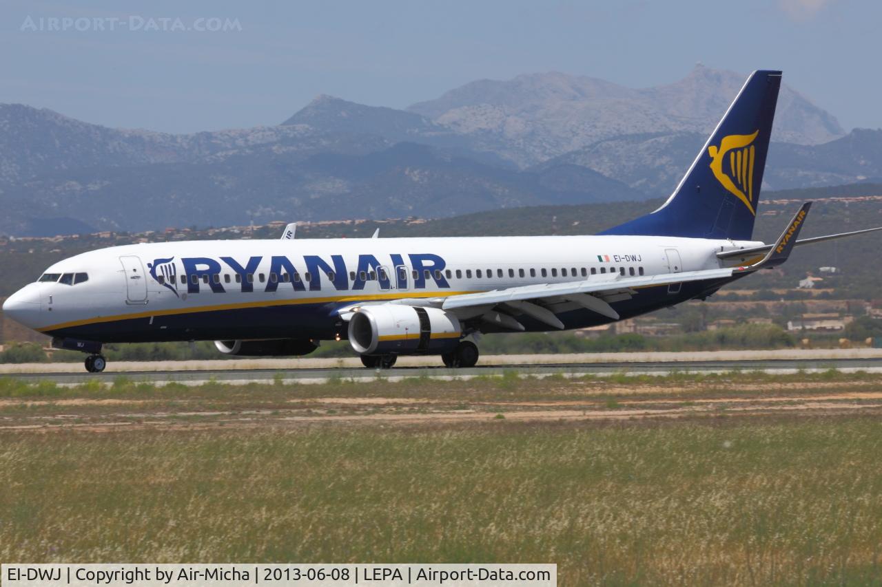 EI-DWJ, 2007 Boeing 737-8AS C/N 36077, Ryanair