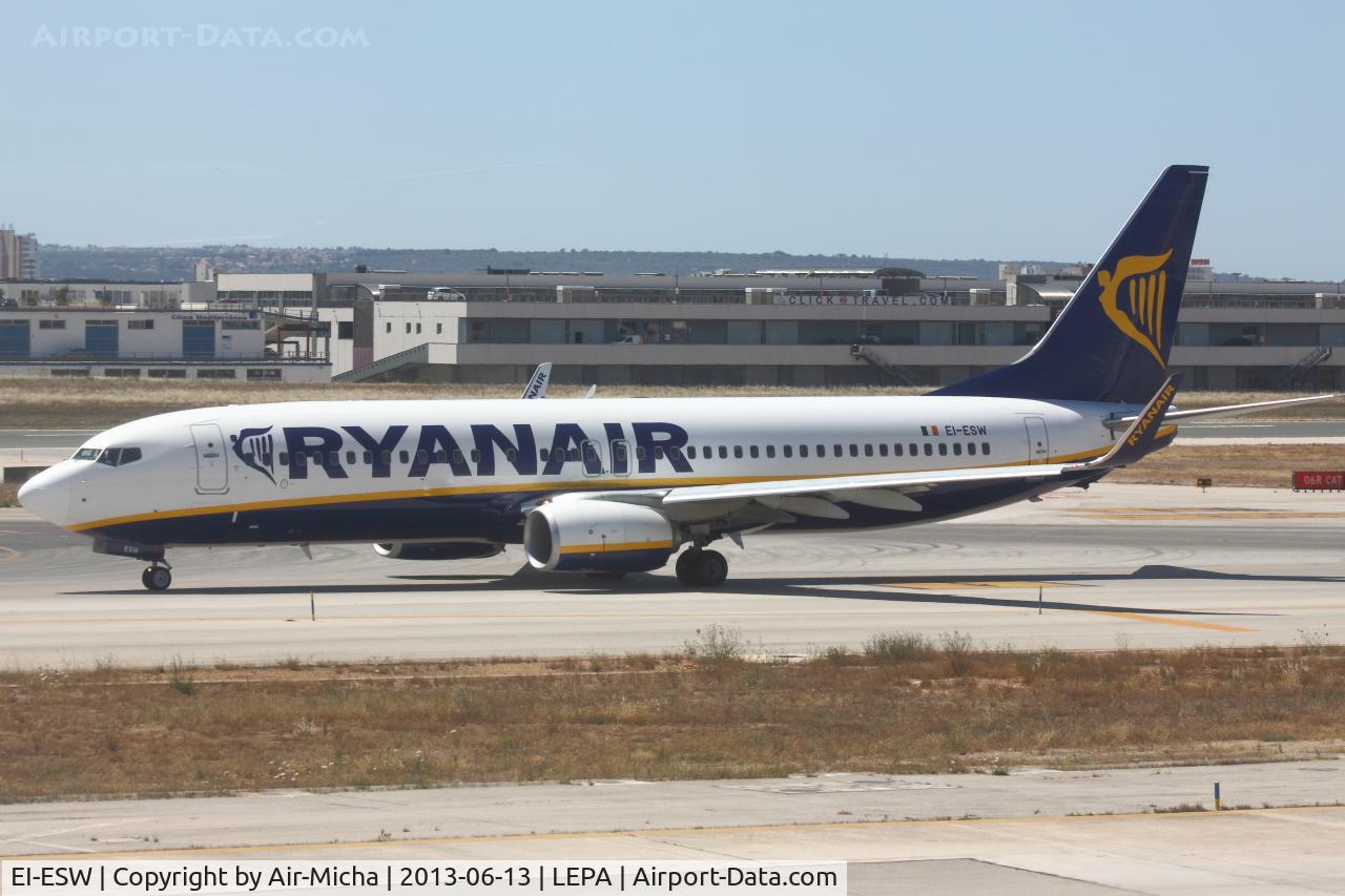 EI-ESW, 2011 Boeing 737-8AS C/N 34997, Ryanair