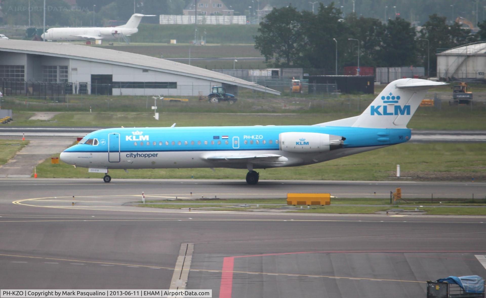 PH-KZO, 1995 Fokker 70 (F-28-0070) C/N 11538, Fokker 70