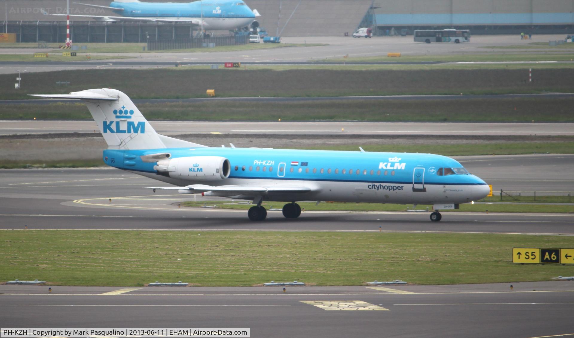 PH-KZH, 1997 Fokker 70 (F-28-0070) C/N 11583, Fokker 70