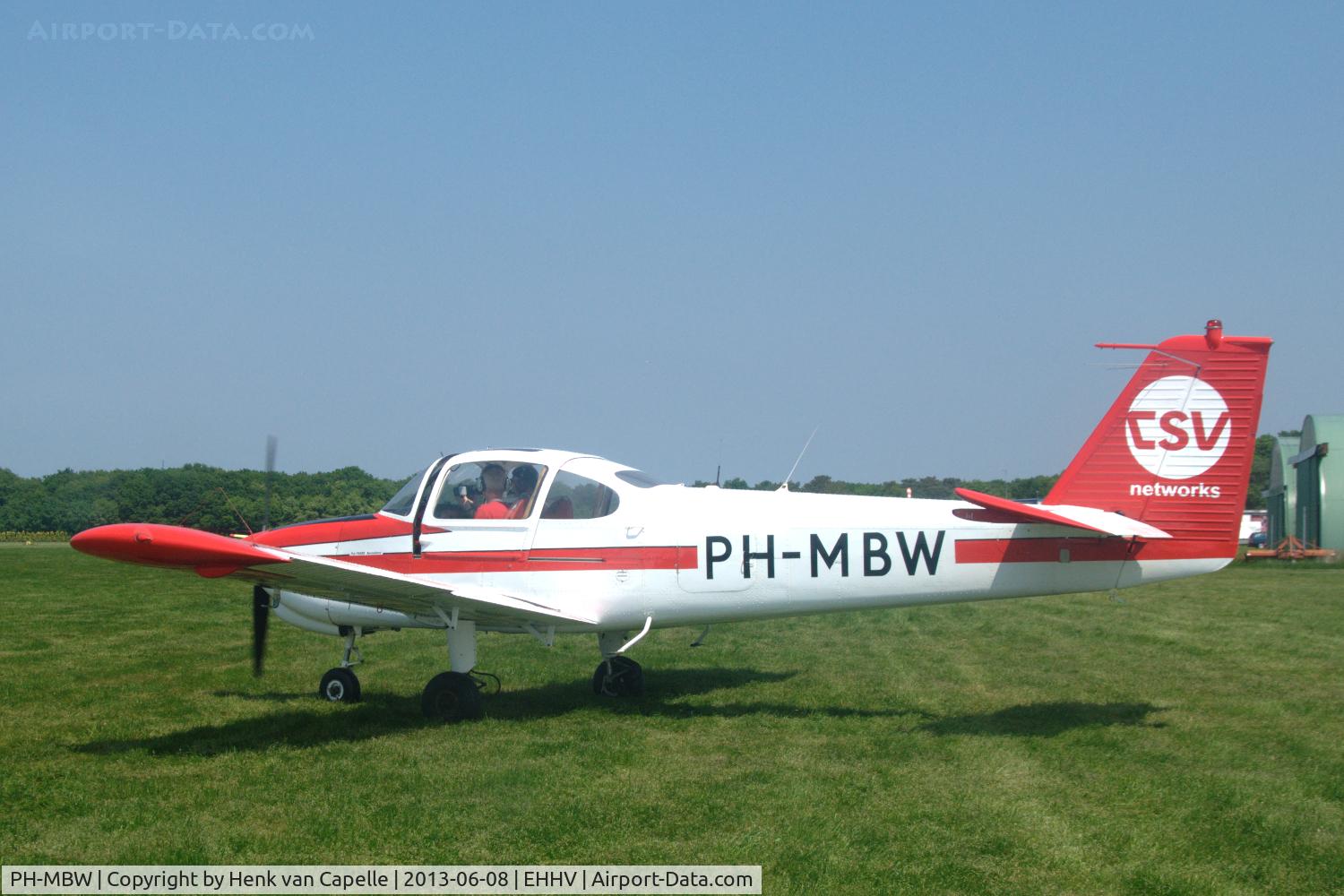 PH-MBW, 1977 Fuji FA-200-160 Aero Subaru C/N 286, Fuji FA-200 taxying at Hilversum airfield, the Netherlands.
