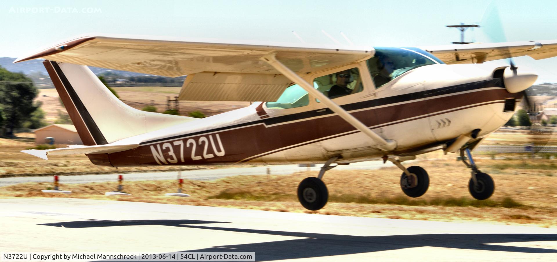 N3722U, 1963 Cessna 182G Skylane C/N 18255122, Low Very Very Low