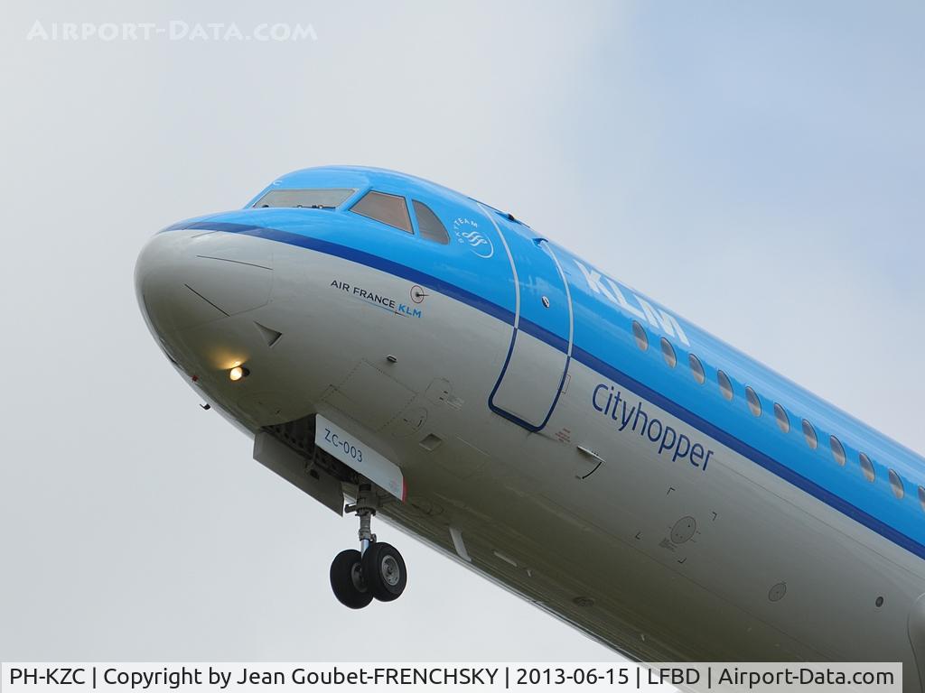 PH-KZC, 1996 Fokker 70 (F-28-0070) C/N 11566, KLM from AMS landing 23