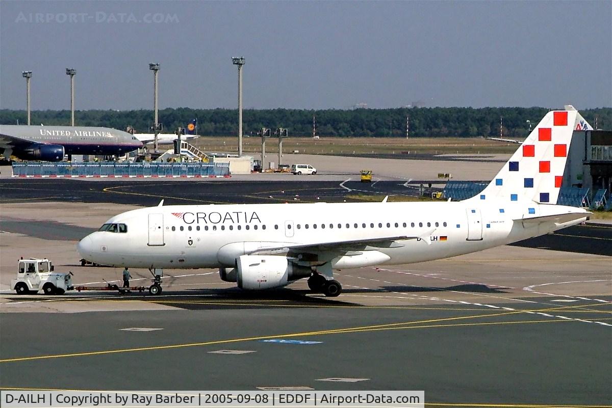 D-AILH, 1997 Airbus A319-114 C/N 641, Airbus A319-114 [0641] (Croatian Airlines) Frankfurt~D 08/09/2005