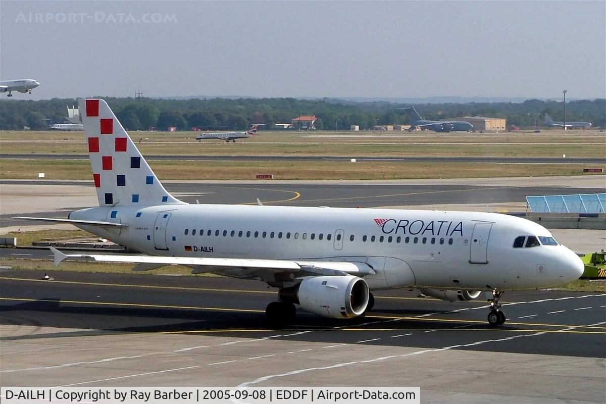 D-AILH, 1997 Airbus A319-114 C/N 641, Airbus A319-114 [0641] (Croatian Airlines) Frankfurt~D 08/09/2005