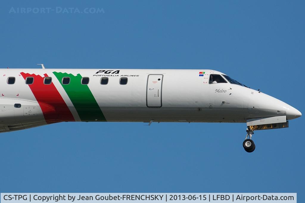CS-TPG, 1997 Embraer EMB-145EP (ERJ-145EP) C/N 145014, landing 23 from LIS
