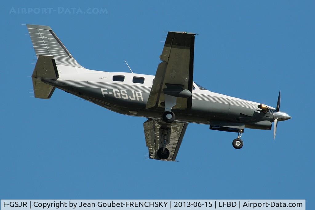 F-GSJR, Piper PA-46-350P Malibu Mirage C/N 4636112, landing 23