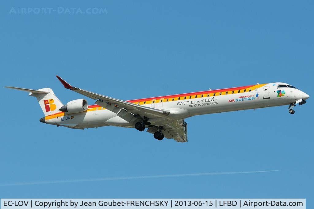 EC-LOV, 2011 Bombardier CRJ-1000ER NG (CL-600-2E25) C/N 19019, from Madrid Barajas