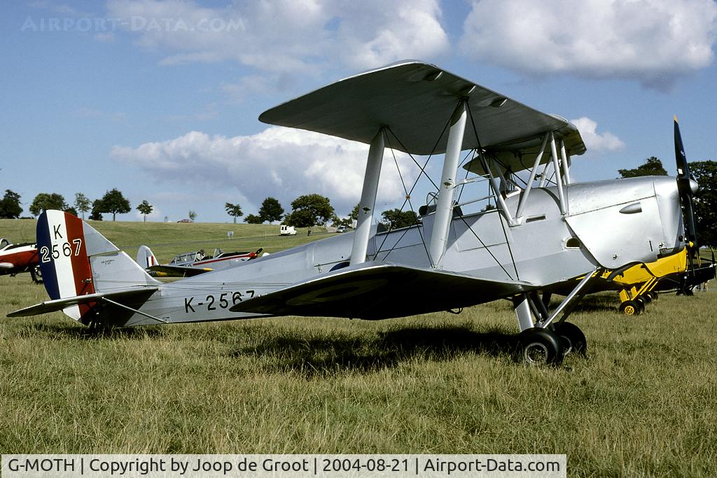 G-MOTH, 1942 De Havilland DH-82A Tiger Moth II C/N 85340, Moth Rally 2004 in the grounds of Woburn Abbey