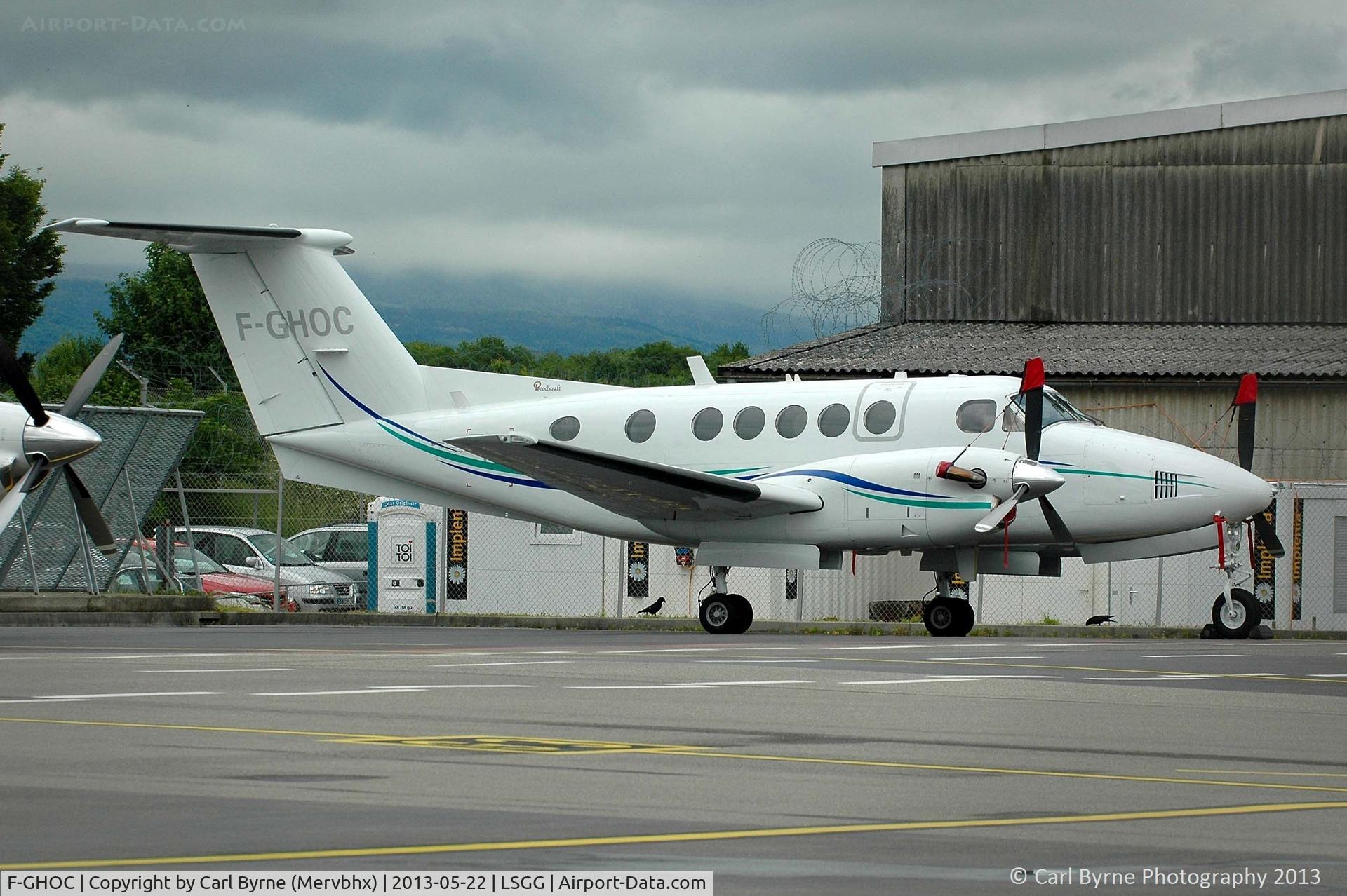 F-GHOC, 1978 Beech 200 Super King Air C/N BB-406, Taken from the RUAG car park.
