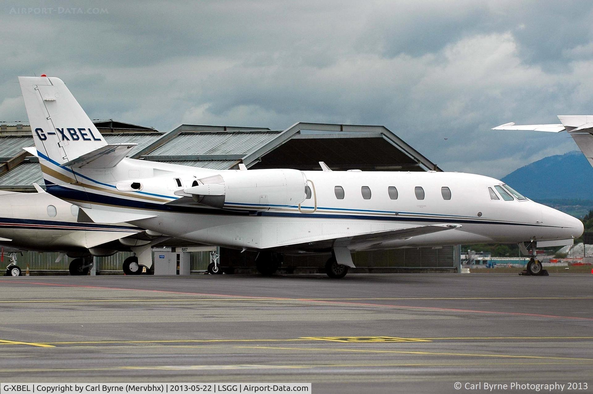 G-XBEL, 2007 Cessna 560XL Citation XLS C/N 560-5698, Taken from the RUAG car park.