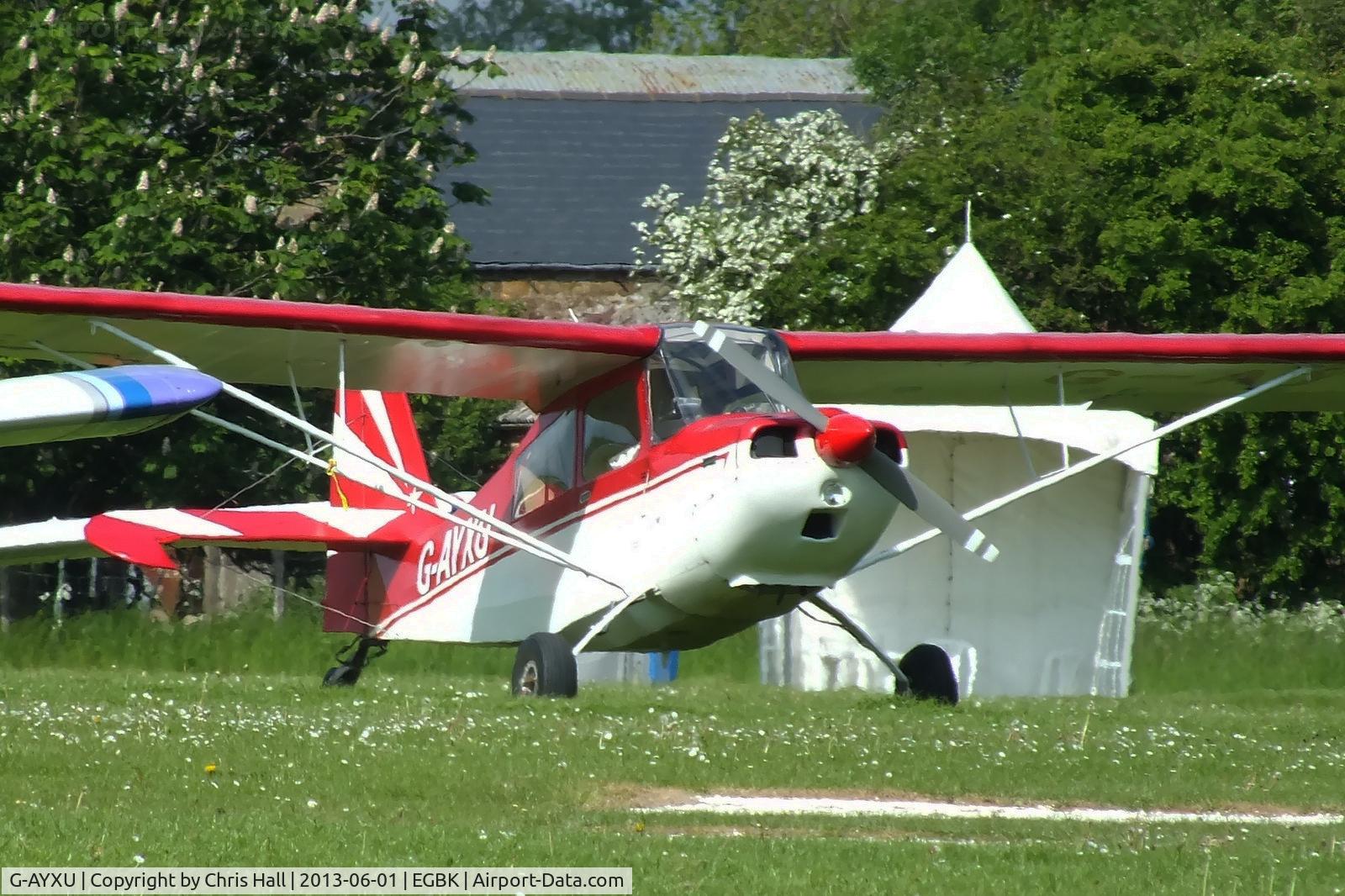 G-AYXU, 1969 Bellanca 7KCAB Citabria C/N 232-70, at AeroExpo 2013