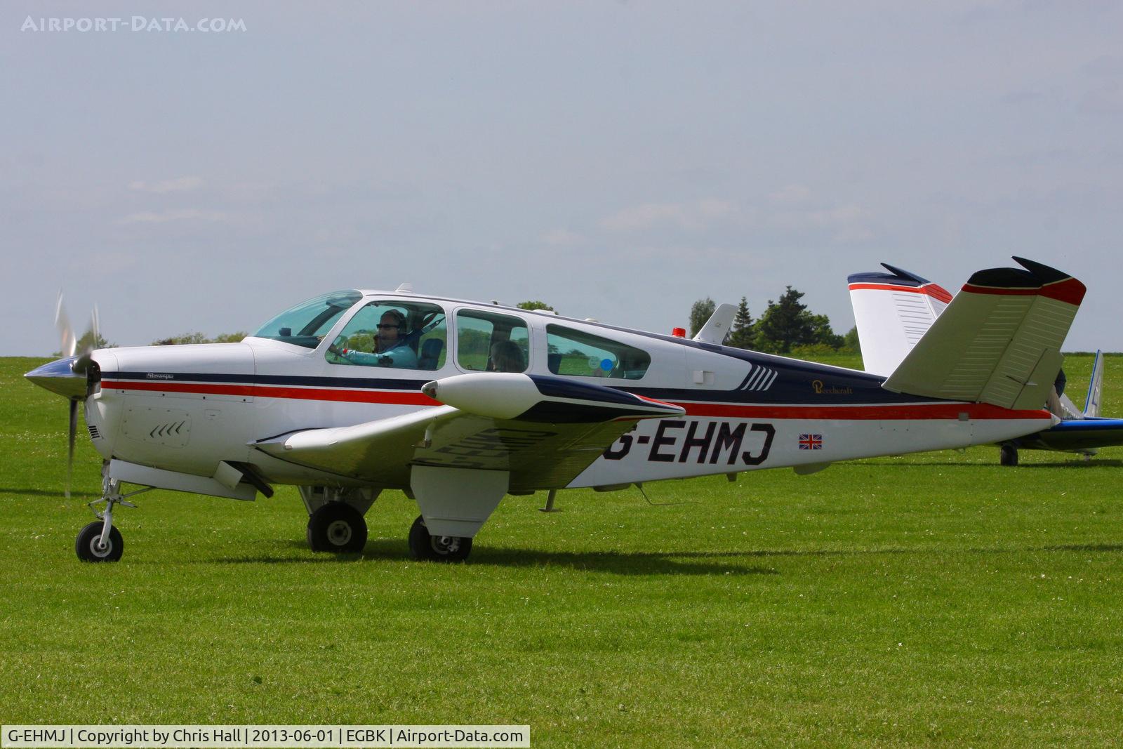 G-EHMJ, 1965 Beech S35 Bonanza Bonanza C/N D-7879, at AeroExpo 2013