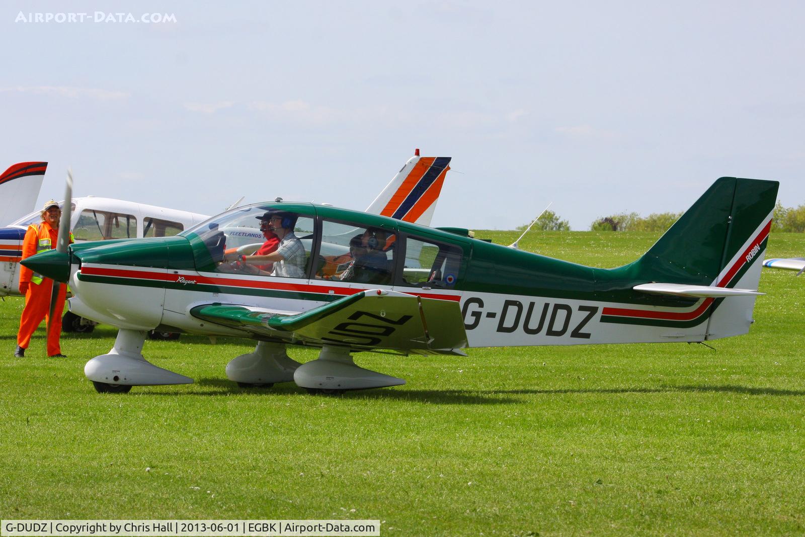 G-DUDZ, 1997 Robin DR-400-180 Regent Regent C/N 2367, at AeroExpo 2013
