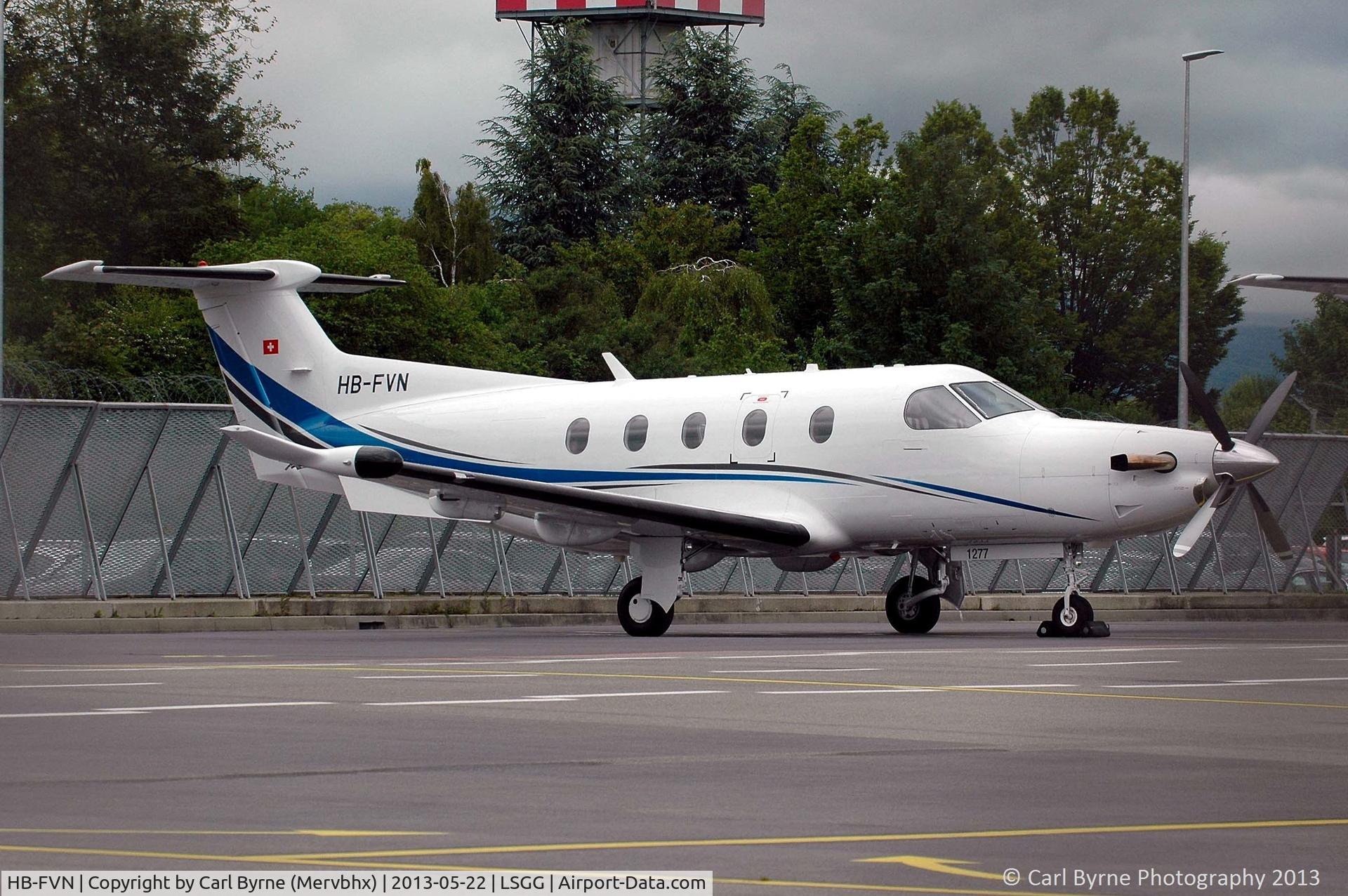 HB-FVN, 2011 Pilatus PC-12-47E C/N 1277, Taken from the RUAG car park.