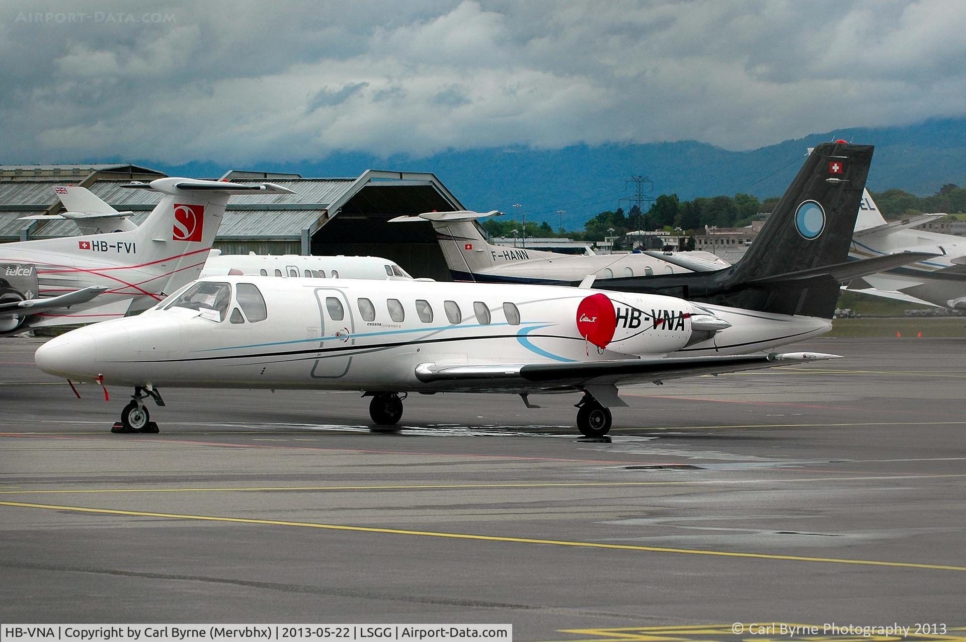 HB-VNA, 1994 Cessna 560 Citation Ultra C/N 560-0280, Taken from the RUAG car park.