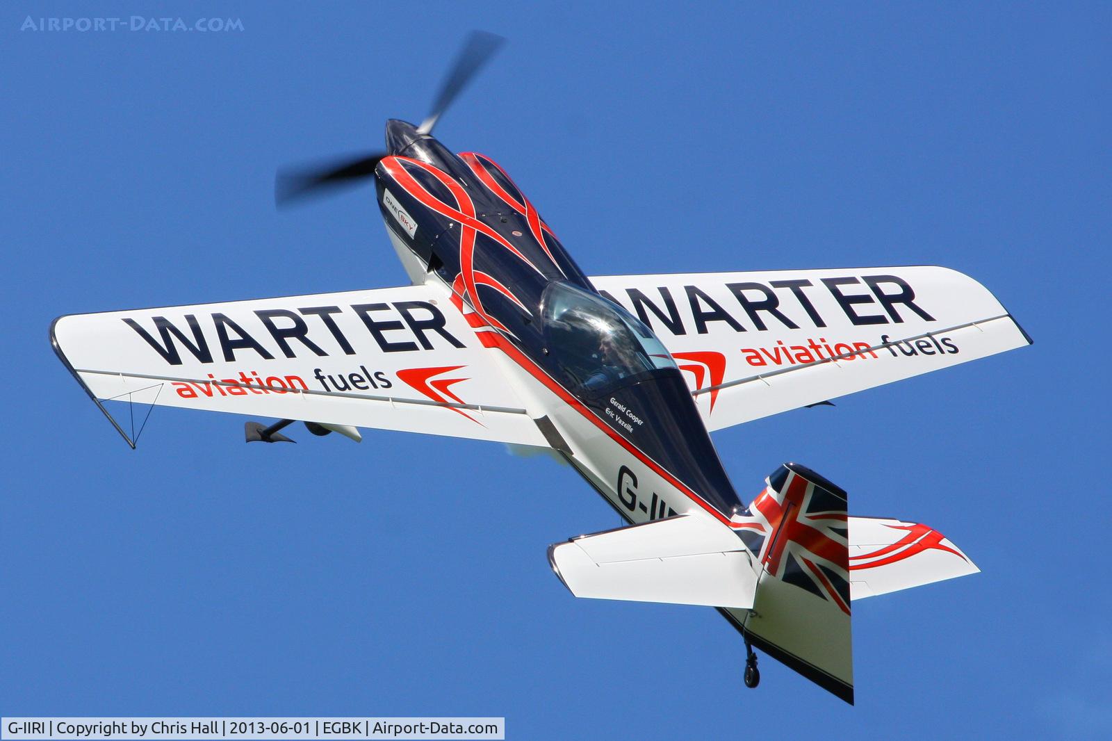 G-IIRI, 2011 XtremeAir XA-41 Sbach 300 C/N LAA379-15090, displaying at AeroExpo 2013