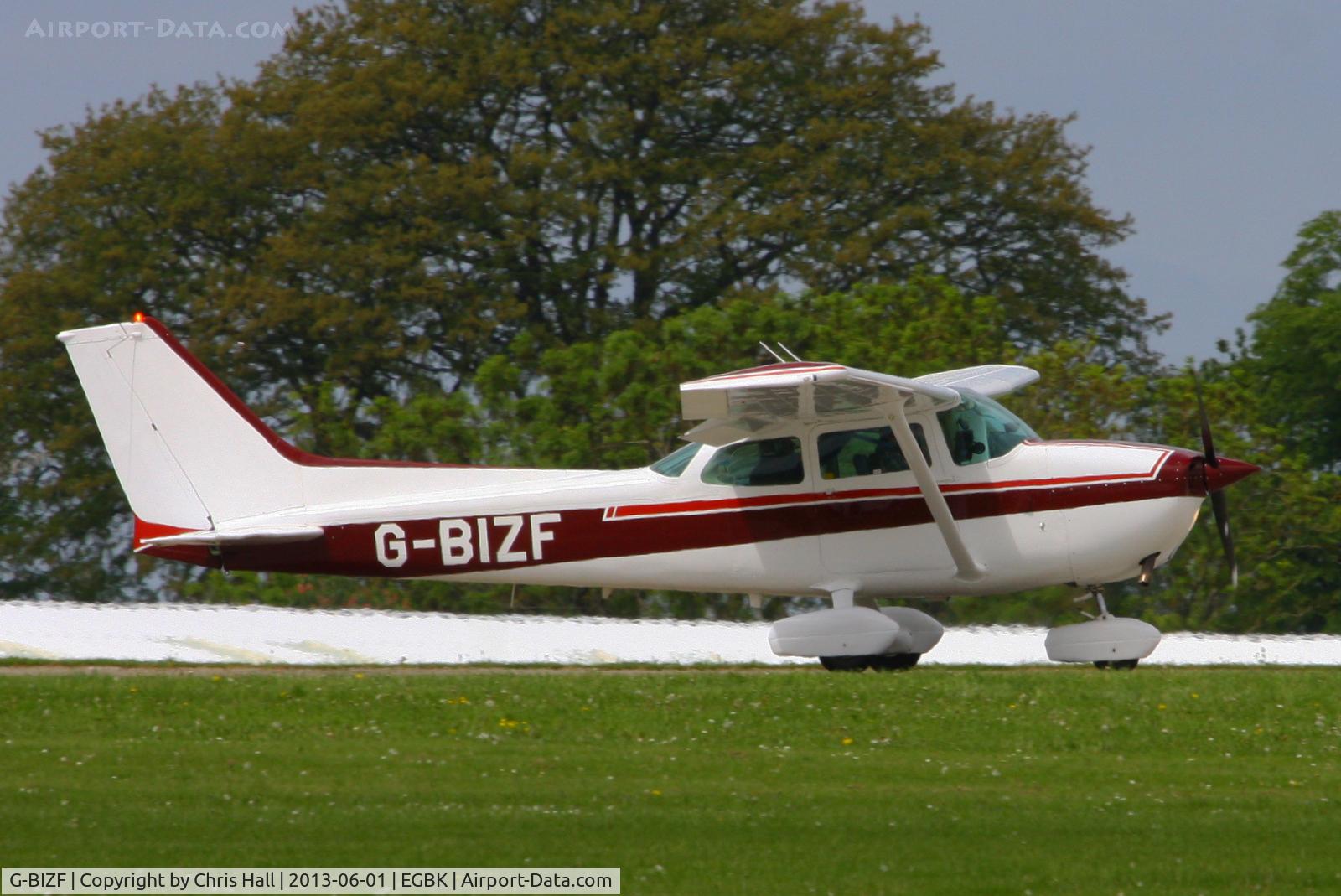 G-BIZF, 1981 Reims F172P Skyhawk C/N 2070, at AeroExpo 2013