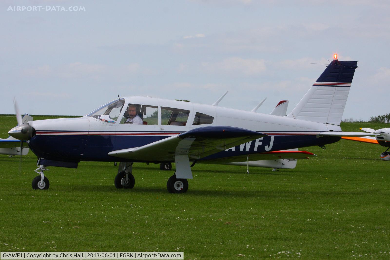 G-AWFJ, 1968 Piper PA-28R-180 Cherokee Arrow C/N 28R-30688, at AeroExpo 2013