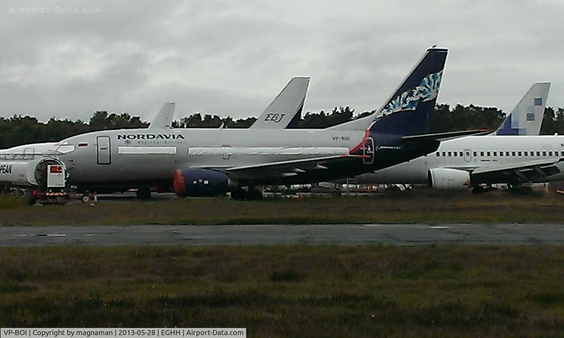 VP-BOI, 1990 Boeing 737-505 C/N 24650, Not an ATR 42 but Boeing 737 c/n 24650. Ex. Nordavia at European Aviation - Hurn