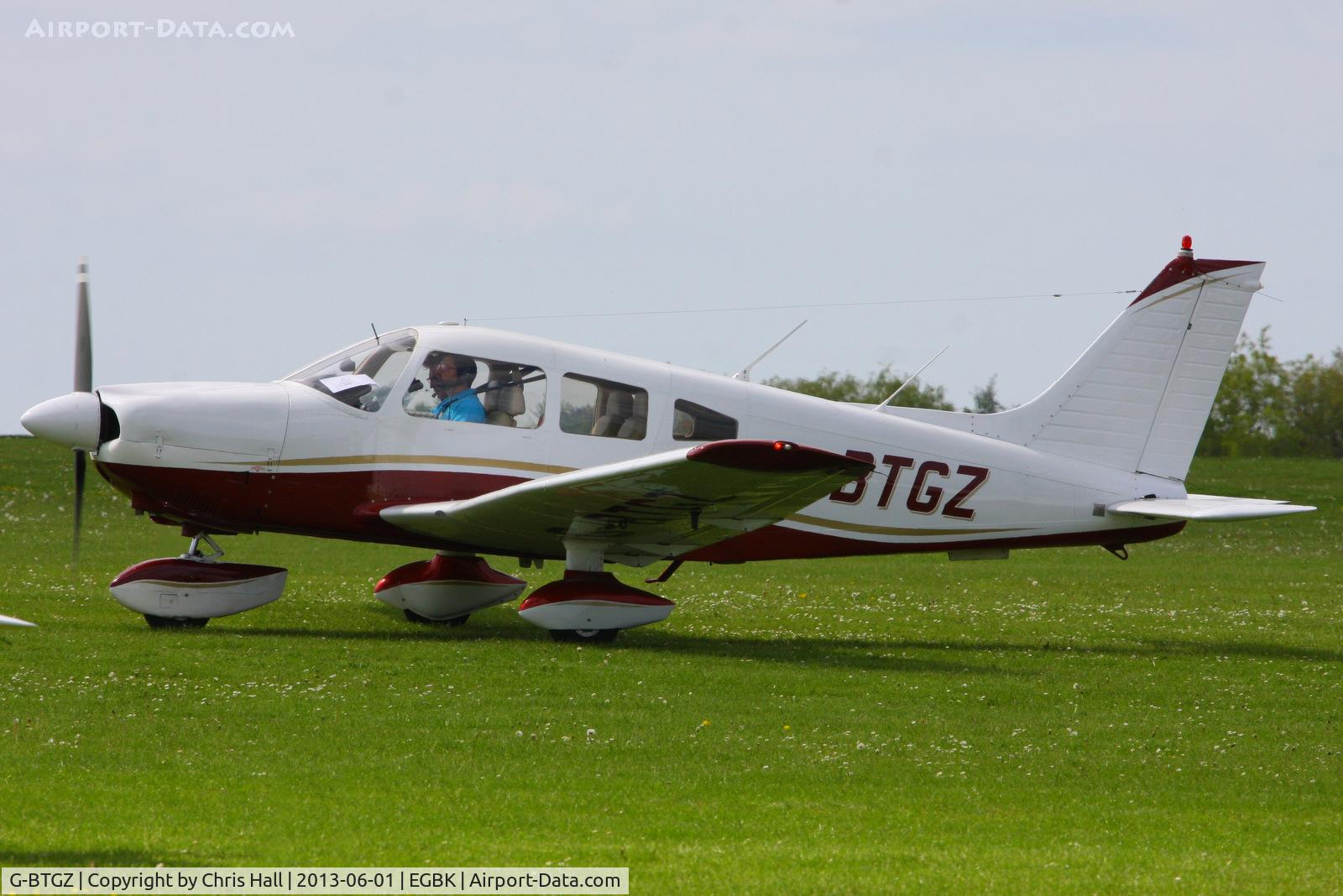 G-BTGZ, 1977 Piper PA-28-181 Cherokee Archer II C/N 28-7890160, at AeroExpo 2013
