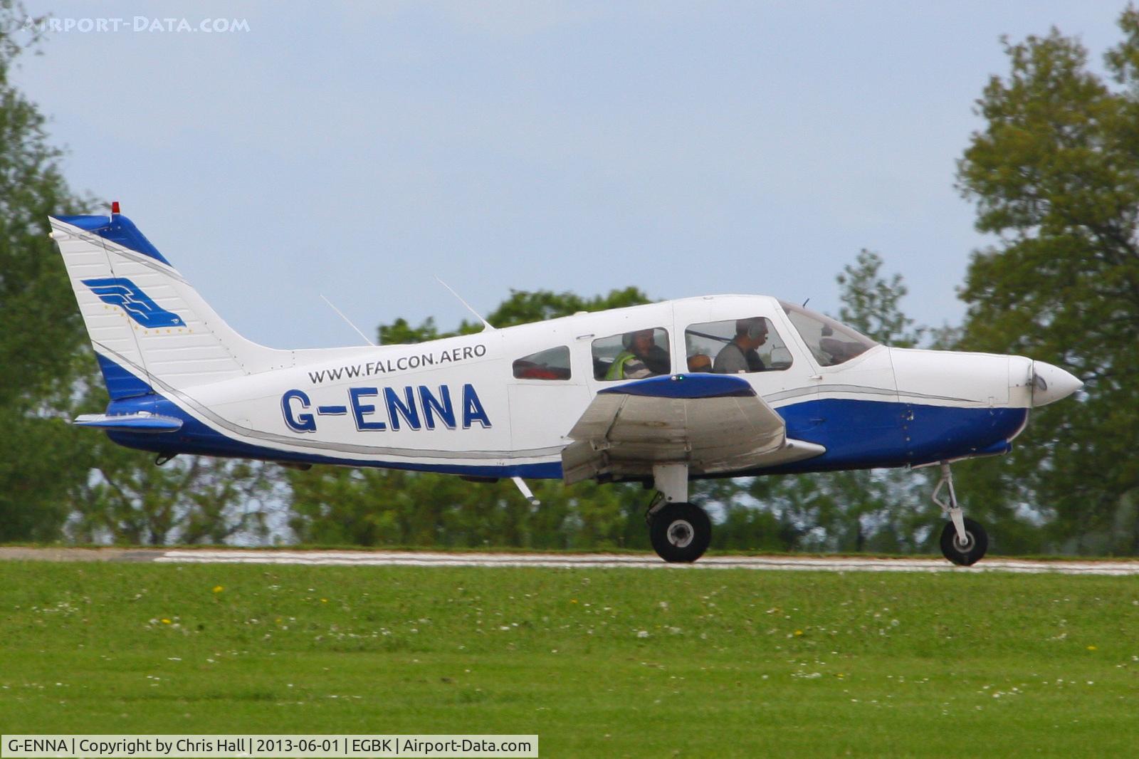 G-ENNA, 1978 Piper PA-28-161 Warrior II C/N 28-7916060, at AeroExpo 2013