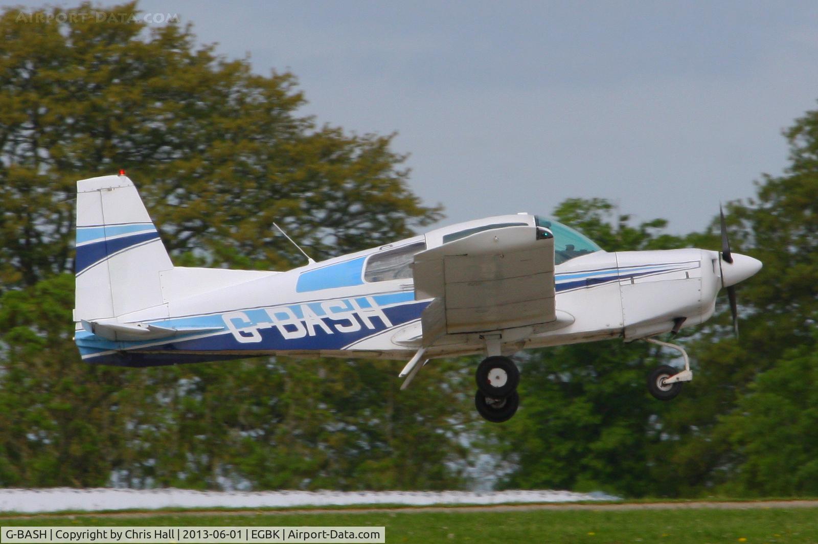 G-BASH, 1973 Grumman American AA-5 Traveler C/N AA5-0319, at AeroExpo 2013