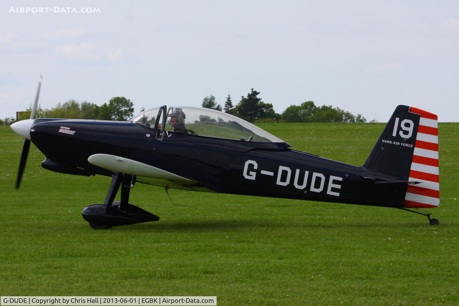 G-DUDE, 2004 Vans RV-8 C/N PFA 303-13246, at AeroExpo 2013