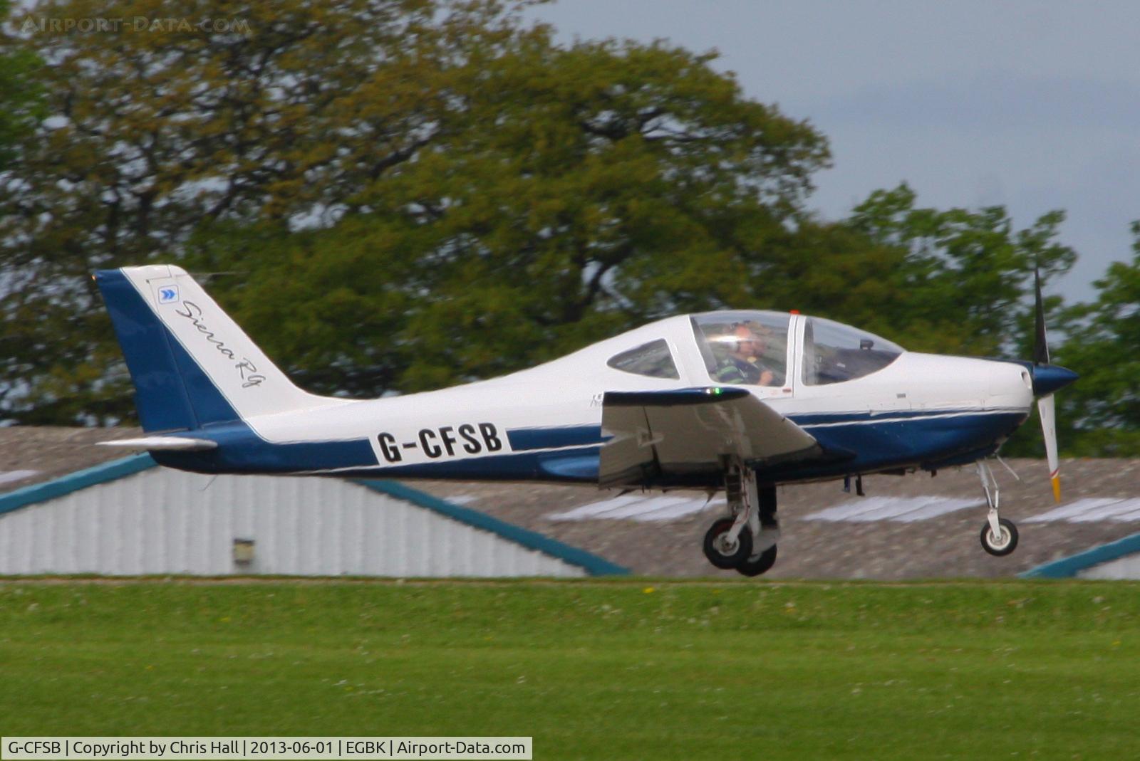 G-CFSB, 2008 Tecnam P-2002RG Sierra C/N LAA 333A-14864, at AeroExpo 2013