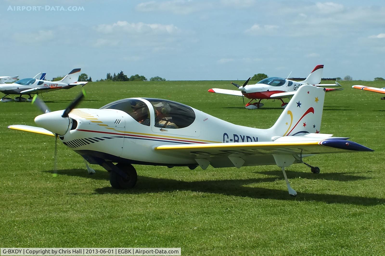 G-BXDY, 1997 Europa Monowheel C/N PFA 247-12914, at AeroExpo 2013