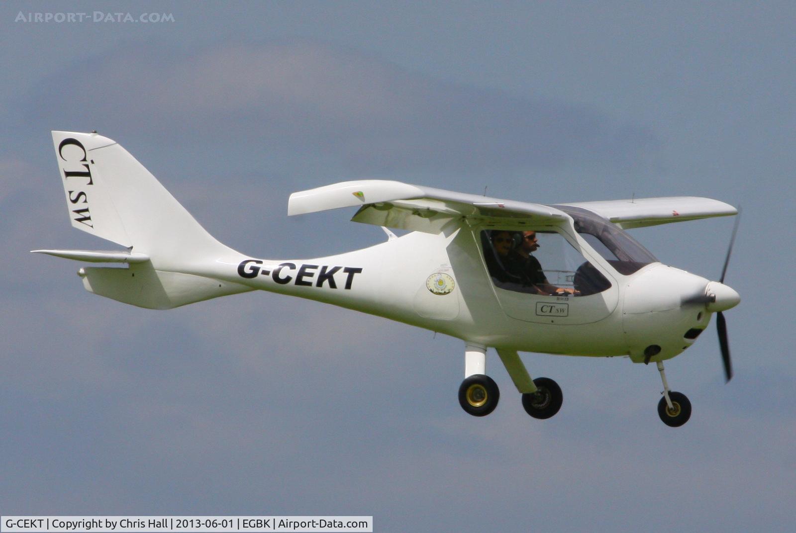 G-CEKT, 2007 Flight Design CTSW C/N 8272, at AeroExpo 2013