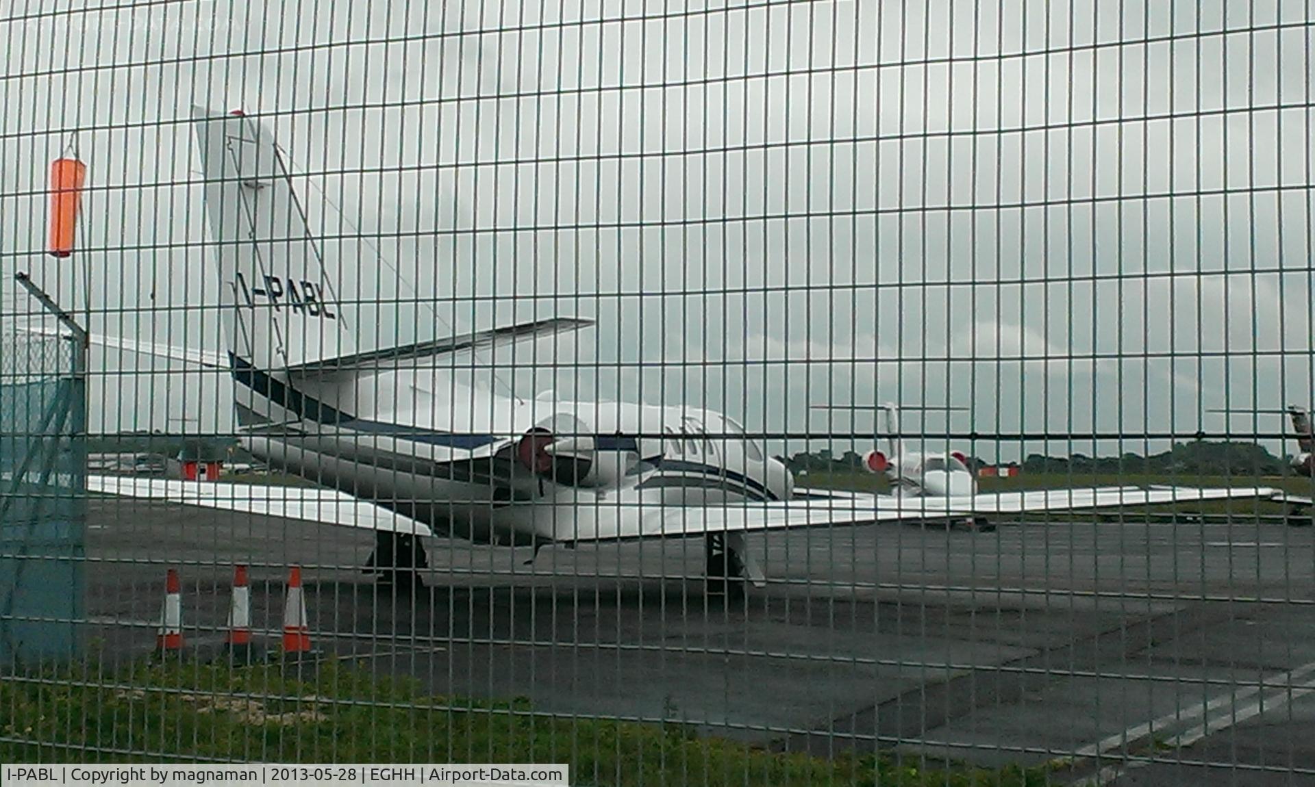 I-PABL, 2004 Cessna 550 Citation Bravo C/N 550-1083, Sorry about fence but this part of hurn has loads!! I had limited time to find a better angle to view.