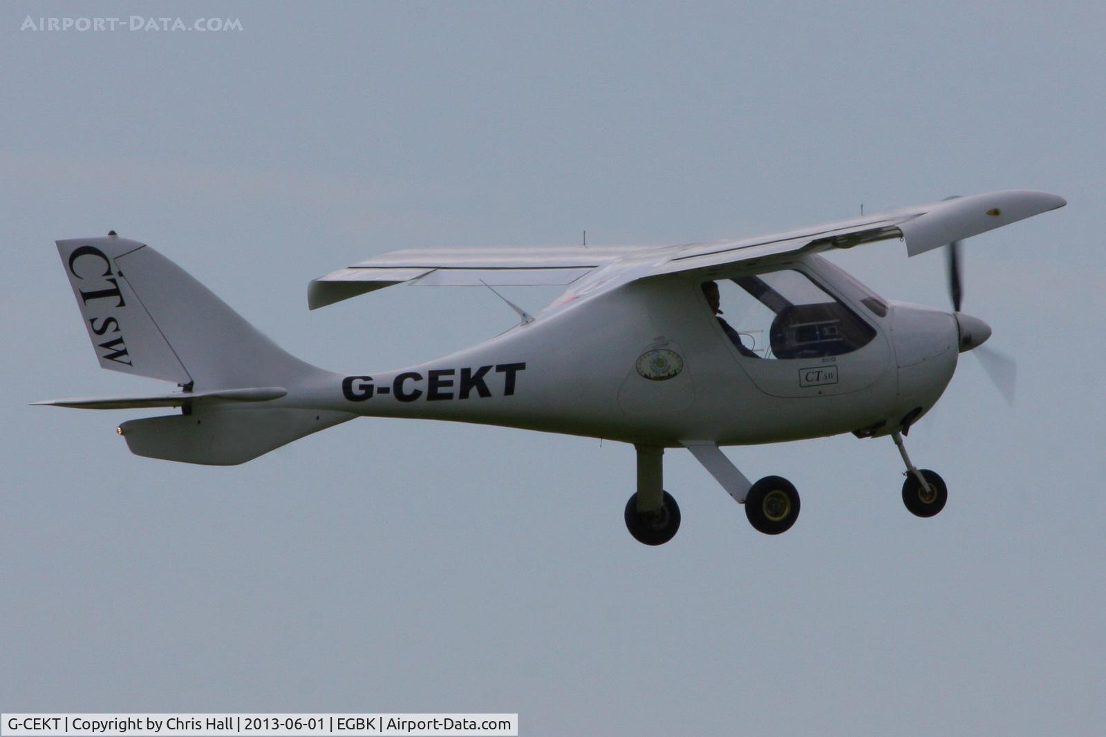 G-CEKT, 2007 Flight Design CTSW C/N 8272, at AeroExpo 2013