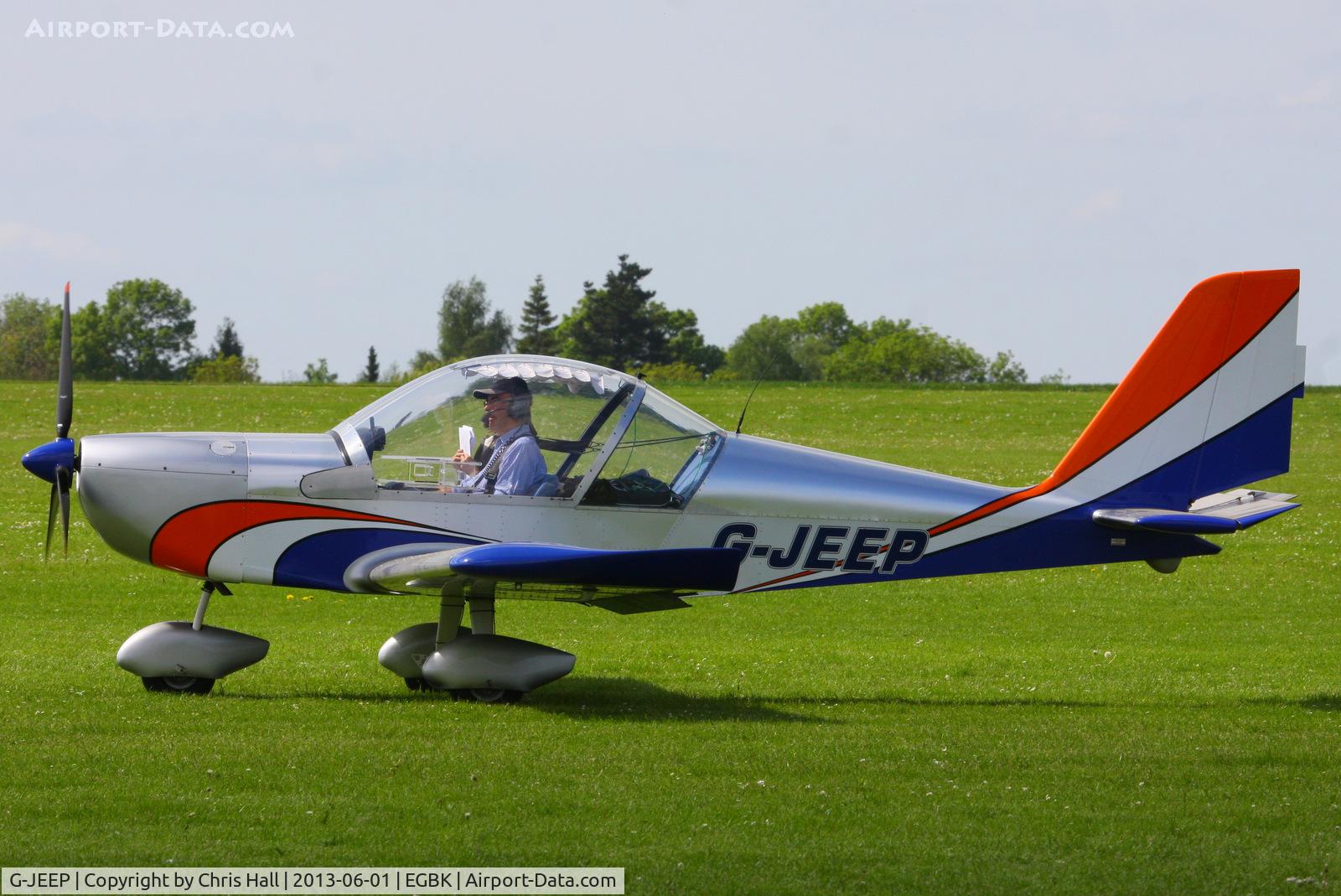 G-JEEP, 2002 Aerotechnik EV-97A Eurostar C/N PFA 315-13888, at AeroExpo 2013