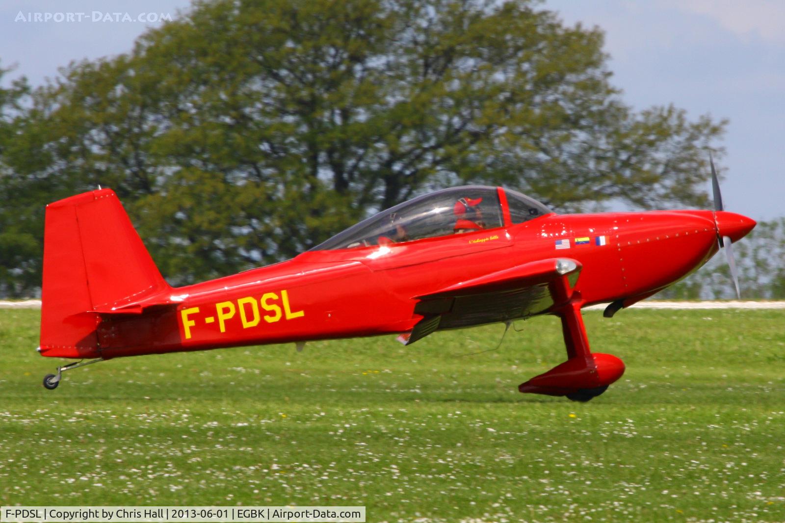 F-PDSL, Vans RV-8 C/N 81963, at AeroExpo 2013