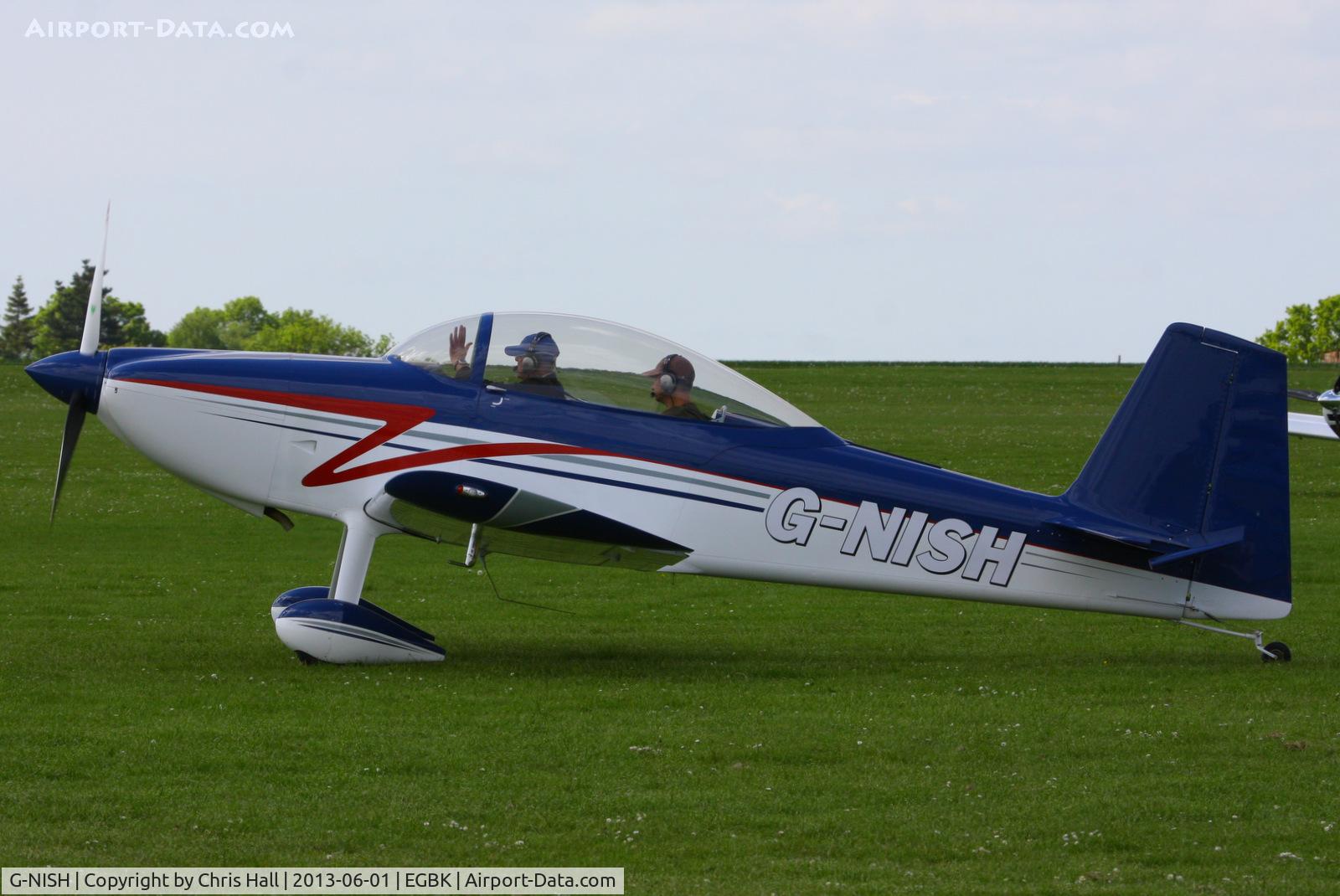 G-NISH, 2012 Vans RV-8 C/N PFA 303-13187, at AeroExpo 2013