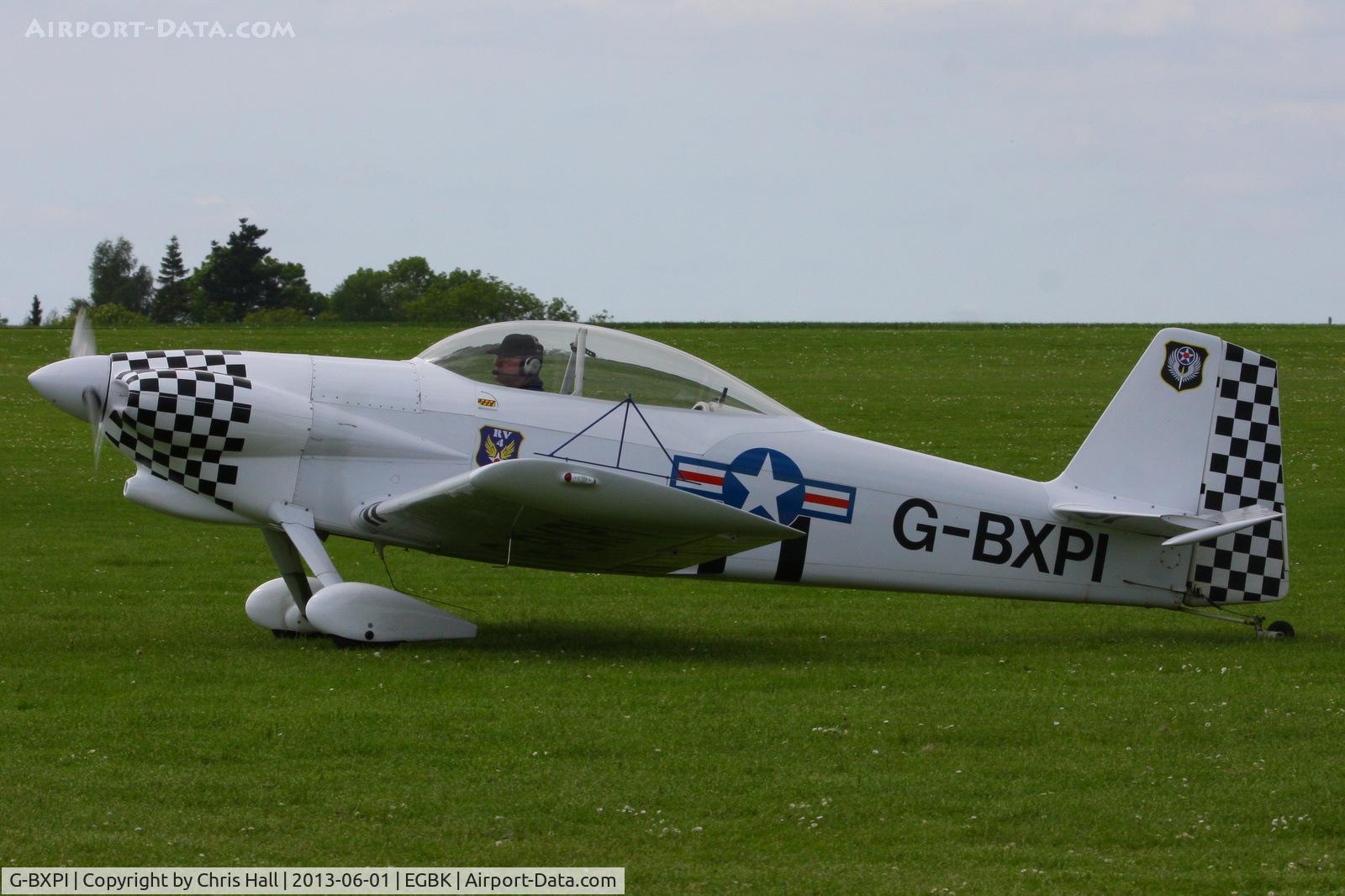 G-BXPI, 1998 Vans RV-4 C/N PFA 181-12426, at AeroExpo 2013