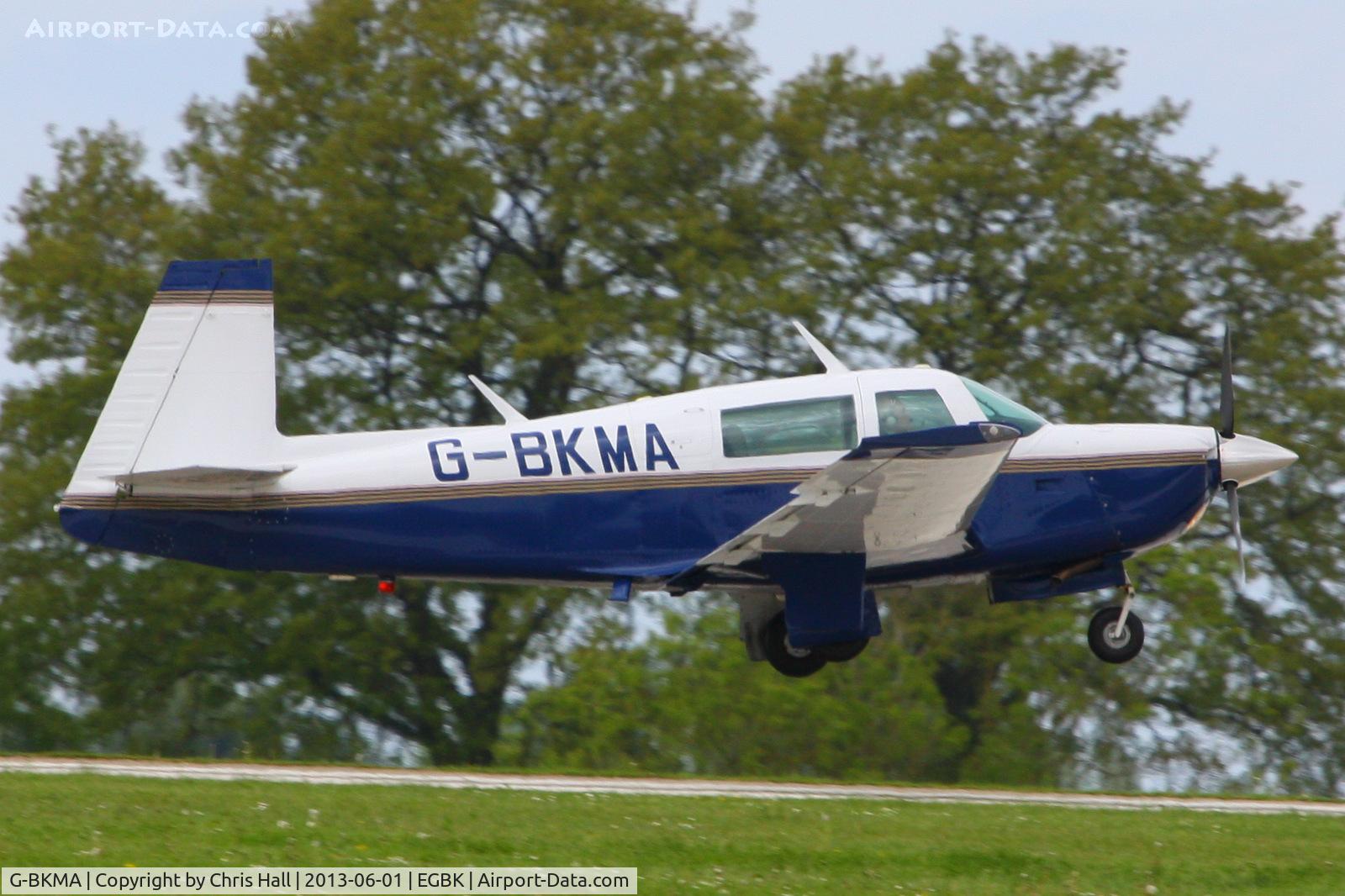 G-BKMA, 1982 Mooney M20J 201 C/N 24-1316, at AeroExpo 2013