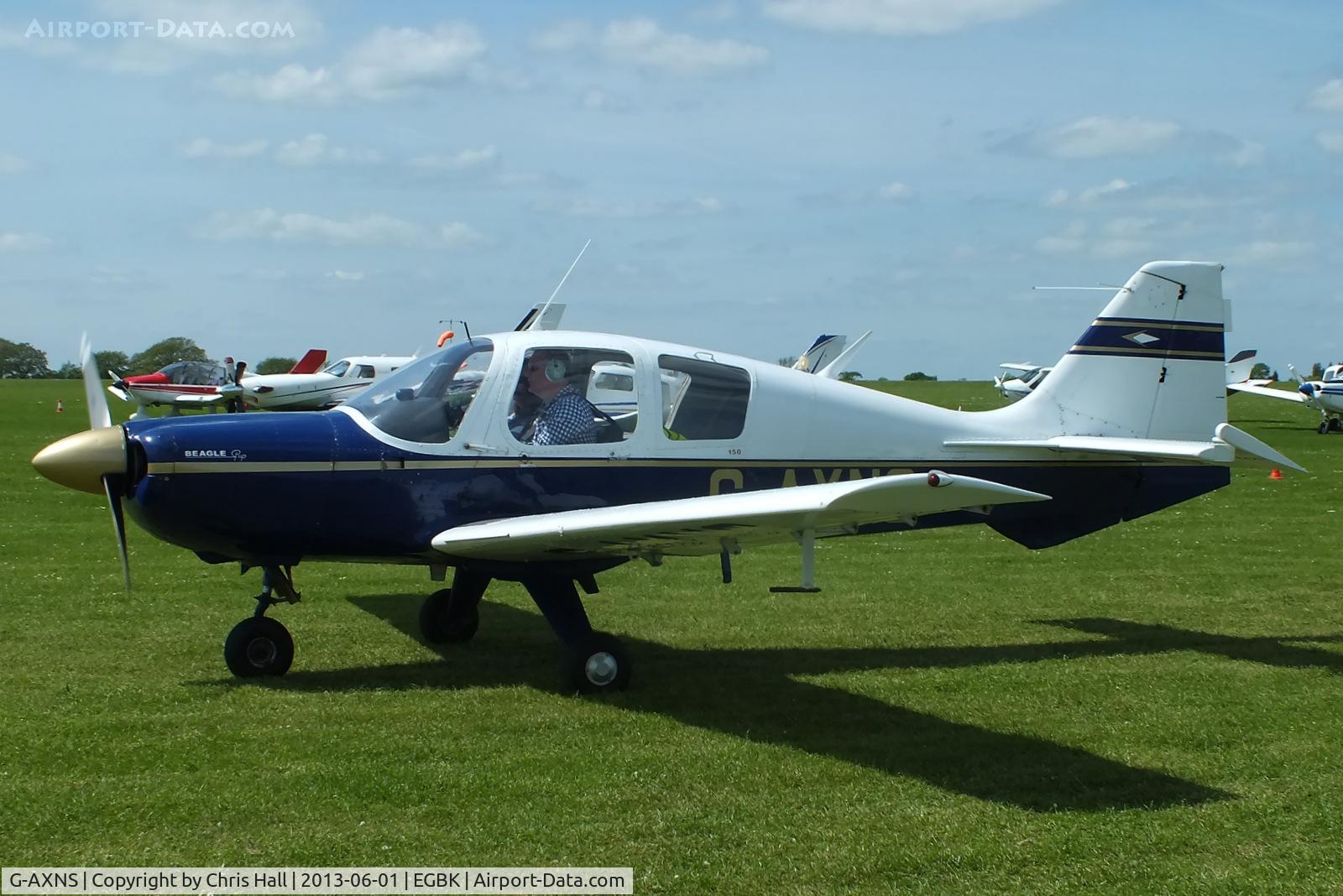 G-AXNS, 1969 Beagle B-121 Pup Series 2 (Pup 150) C/N B121-110, at AeroExpo 2013
