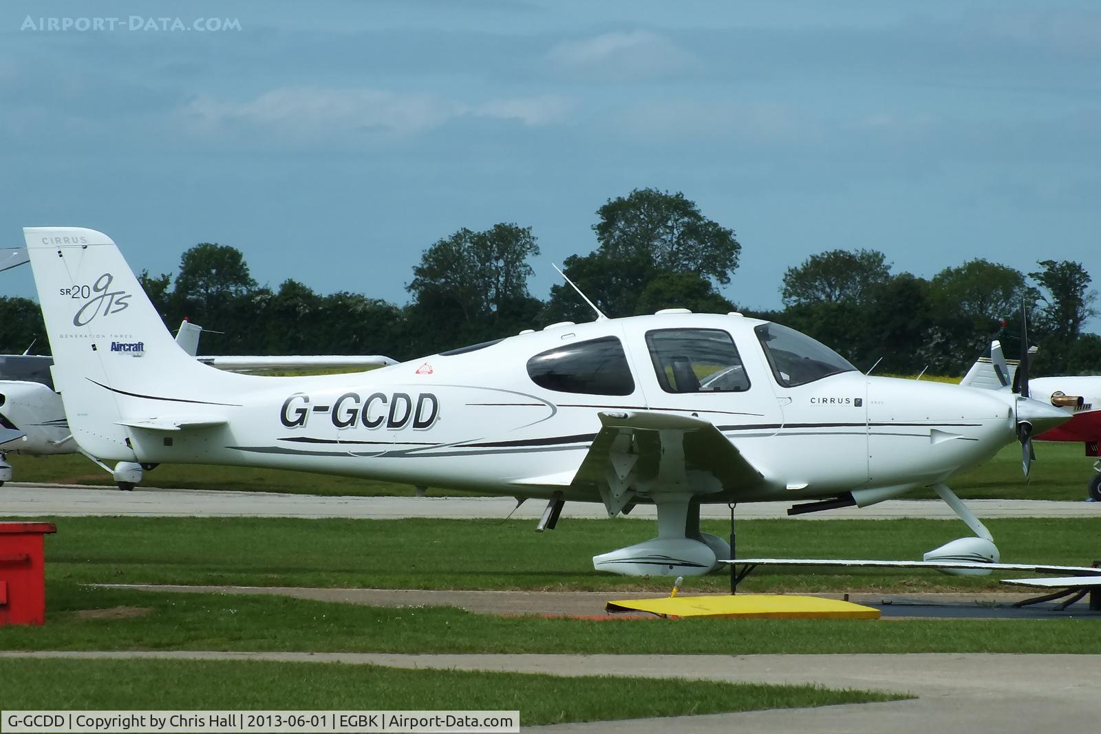 G-GCDD, 2008 Cirrus SR20 GTS G3 C/N 1972, at AeroExpo 2013