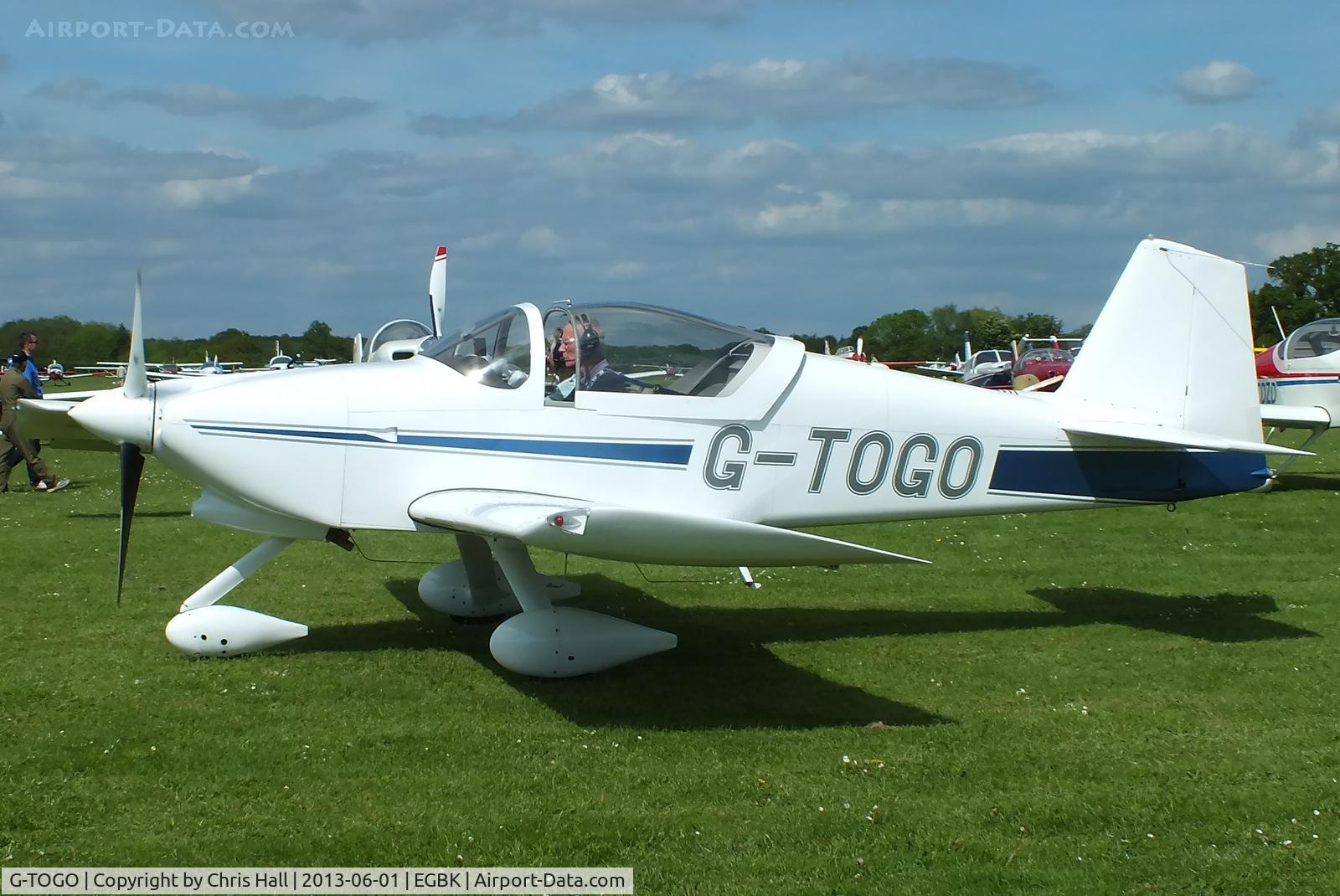 G-TOGO, 2003 Vans RV-6A C/N PFA 181A-13447, at AeroExpo 2013
